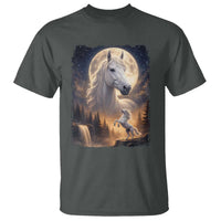 Horse Neighing To The Moon T Shirt Vintage 90s Animal Horse Lover Equestrian