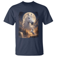 Horse Neighing To The Moon T Shirt Vintage 90s Animal Horse Lover Equestrian