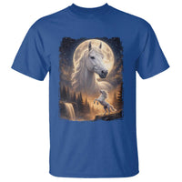 Horse Neighing To The Moon T Shirt Vintage 90s Animal Horse Lover Equestrian