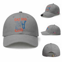 Cat Dad Club Baseball Cap Life is Better with Cats Fathers Day