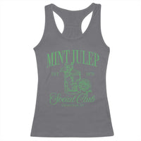 Mint Julep Social Club KY Funny Derby Cocktail Racerback Tank Top