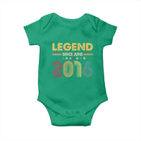 June 10th Birthday Baby Onesie Legends Since June 2016 Retro Bday