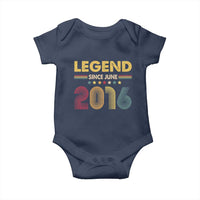 June 10th Birthday Baby Onesie Legends Since June 2016 Retro Bday
