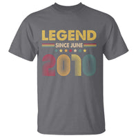 June 16th Birthday T Shirt Legends Since June 2010 Retro Bday