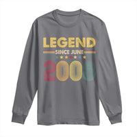 June 18th Birthday Long Sleeve Shirt Legends Since June 2008 Retro Bday