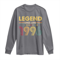 June 30th Birthday Long Sleeve Shirt Legends Since June 1996 Retro Bday