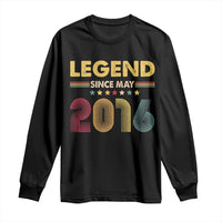 May 10th Birthday Long Sleeve Shirt Legends Since May 2016 Retro Bday