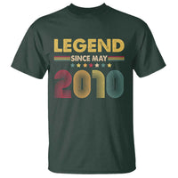 May 16th Birthday T Shirt Legends Since May 2010 Retro Bday