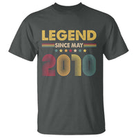 May 16th Birthday T Shirt Legends Since May 2010 Retro Bday