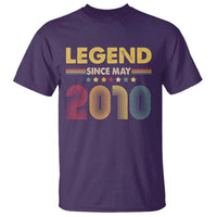 May 16th Birthday T Shirt Legends Since May 2010 Retro Bday