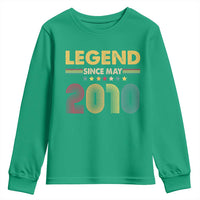 May 16th Birthday Youth Sweatshirt Legends Since May 2010 Retro Bday