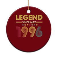May 30th Birthday Ceramic Ornament Legends Since May 1996 Retro Bday
