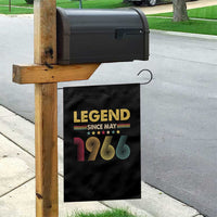 May 60th Birthday Garden Flag Legends Since May 1966 Retro Bday