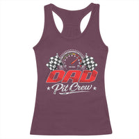 Dad Pit Crew Racerback Tank Top Racing Family Matching Father's Day