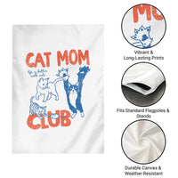 Cat Mom Club Garden Flag Life is Better with Cats Mothers Day