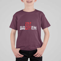 Invisible Illness T Shirt For Kid I'm OK I'm Broken - Wonder Print Shop