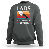 Labrador Lover Sweatshirt Lab Best Friends For Life Vintage Retro Pet Lover - Wonder Print Shop