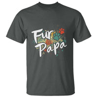 Fur Papa T Shirt Pet Lover Dog Dad Father's Day - Wonder Print Shop