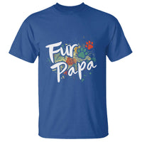 Fur Papa T Shirt Pet Lover Dog Dad Father's Day - Wonder Print Shop