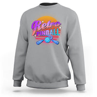 Retro Pinball Sweatshirt Machine Vintage Arcade Flippers Game - Wonder Print Shop