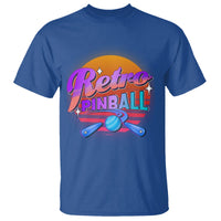 Retro Pinball T Shirt Machine Vintage Arcade Flippers Game - Wonder Print Shop