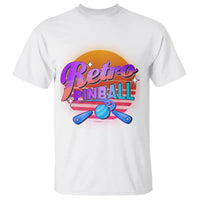 Retro Pinball T Shirt Machine Vintage Arcade Flippers Game - Wonder Print Shop