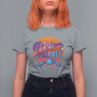 Retro Pinball T Shirt For Women Machine Vintage Arcade Flippers Game - Wonder Print Shop