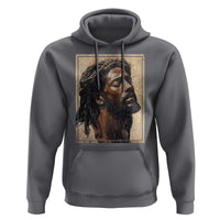 Religious Black Jesus With Crown Of Thorns Hoodie