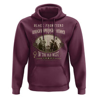 African American Cowboy Hoodie Black Frontiers African American Heroes In The Old West - Wonder Print Shop