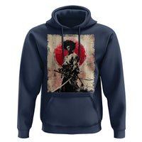Funny African America Samurai Hoodie Japanese Art Black Warrior Fighter