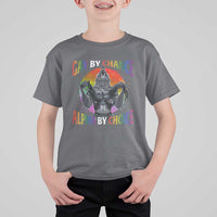 Funny Gay By Chance Alpha By Choice T Shirt For Kid Wolf Alpha LGBTQ - Wonder Print Shop