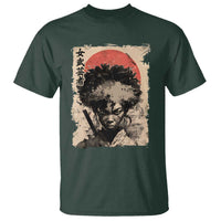 African American Female Samurai Warrior T Shirt Japanese Art Black Onna Bugeisha