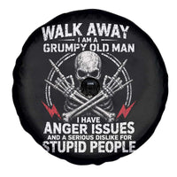Walk Away I Am A Grumpy Old Man I Have Anger Issues Spare Tire Cover Funny Senior Citizen