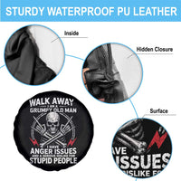 Walk Away I Am A Grumpy Old Man I Have Anger Issues Spare Tire Cover Funny Senior Citizen