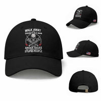 Walk Away I Am A Grumpy Old Man I Have Anger Issues Baseball Cap Funny Senior Citizen