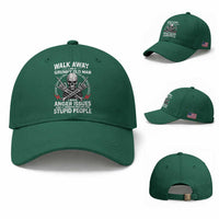 Walk Away I Am A Grumpy Old Man I Have Anger Issues Baseball Cap Funny Senior Citizen