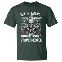 Walk Away I Am A Grumpy Old Man I Have Anger Issues T Shirt Funny Senior Citizen