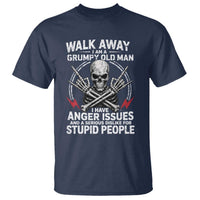Walk Away I Am A Grumpy Old Man I Have Anger Issues T Shirt Funny Senior Citizen