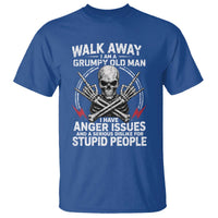 Walk Away I Am A Grumpy Old Man I Have Anger Issues T Shirt Funny Senior Citizen