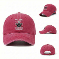 Walk Away I Am A Grumpy Old Man I Have Anger Issues Washed Cotton Baseball Cap Funny Senior Citizen