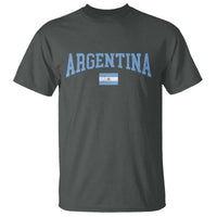Argentina Sports Throwback Design Vintage Argentinian Flag T Shirt