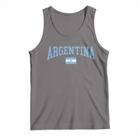 Argentina Sports Throwback Design Vintage Argentinian Flag Tank Top