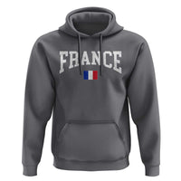 France Sports Throwback Design Vintage French Flag Hoodie