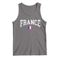 France Sports Throwback Design Vintage French Flag Tank Top