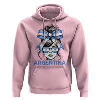 Messy Bun Argentina Pride Argentinian Girl Hoodie