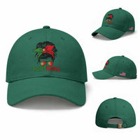 Portugal Messy Bun Girl Pride Portuguese Roots Baseball Cap