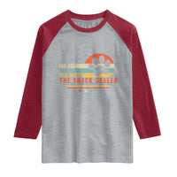 Fur Dad The Man The Myth The Snack Dealer Raglan Shirt Dog Fathers Day