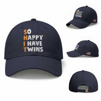 Shit So I Have Twins Baseball Cap Funny Twin Dad Twin Mom