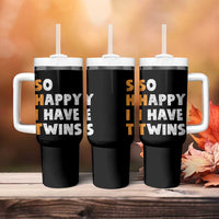 Shit So I Have Twins Tumbler With Handle Funny Twin Dad Twin Mom