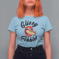 Funny Hot Dog T Shirt For Women Glizzy Gobbler Wiener Lover - Wonder Print Shop